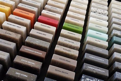 colours of corian
